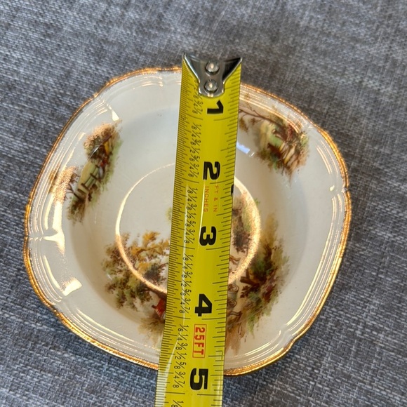 Alfred Meakin Vintage Scenic Porcelain Bowl with Gold Trim - Picture 3 of 8